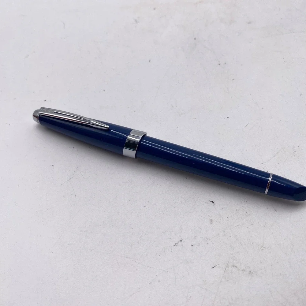 Cross Aventura Fountain Pen Starry Blue Chrome Trim Medium LNC Writing Gift SEO